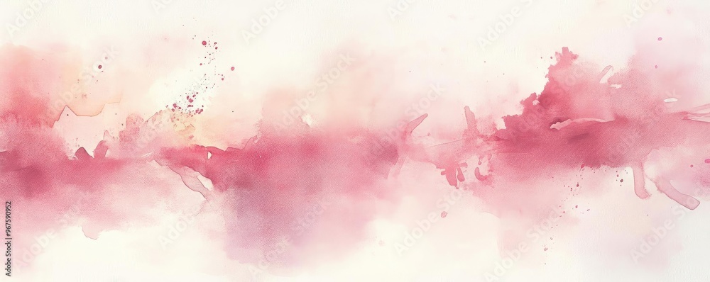 Elegant watercolor background in soft pink hues, perfect for various design projects, cards, and invitations.