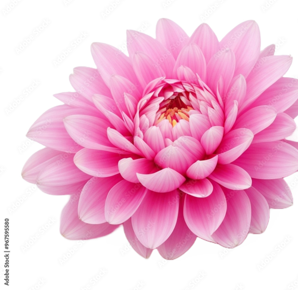 Obraz premium Pink Dahlia Flower Head