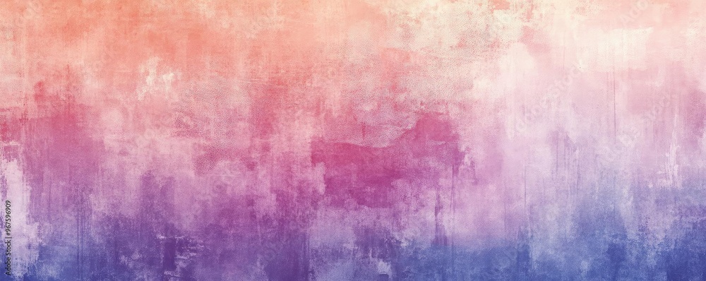 Fototapeta premium A beautiful, abstract gradient texture blending soft shades of pink, purple, and blue, perfect for backgrounds or design projects.