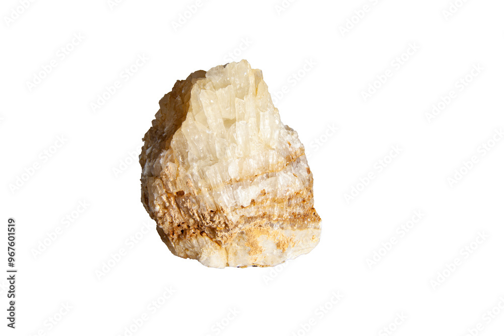 Quartz crystal isolated no background, semi-precious stones or gemstone design elements, side view. For text. Horizontal Quartz crystal isolated no background, semi-precious stones or gemstone design elements, side view. For text. Horizontal