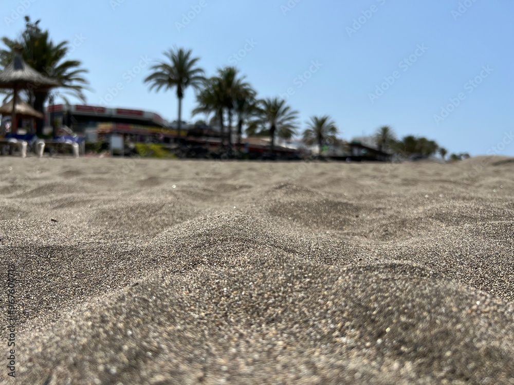 Obraz premium beach sand closeup Tenerife 