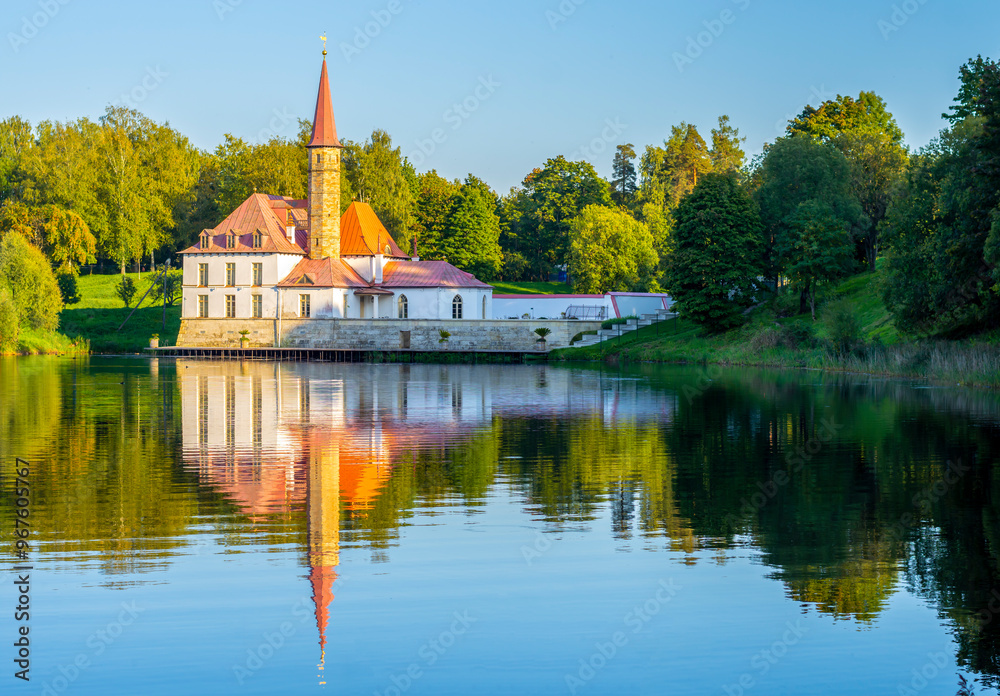 Priory Palace in Gatchina in autumn, Russia Priory Palace in Gatchina in autumn, Russia