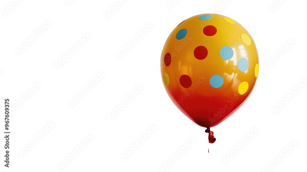 polka dot balloon isolated on png background. polka dot balloon isolated on png background.
