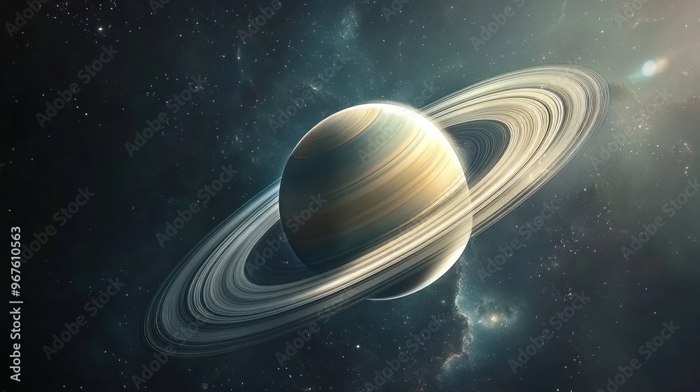 Saturn in the Vastness of Space Saturn in the Vastness of Space