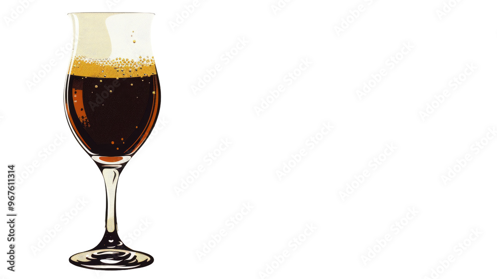 Glass of Beer Isolated Vector Png. Glass of Beer Isolated Vector Png.
