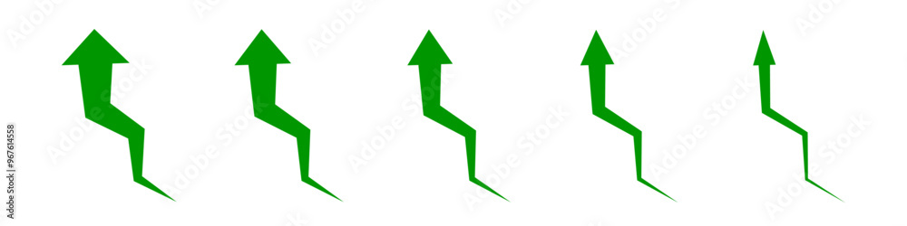 zigzag arrow icon. zig-zag arrows up sign. symbol graph illustration for growth succes finance on business or market zigzag arrow icon. zig-zag arrows up sign. symbol graph illustration for growth succes finance on business or market