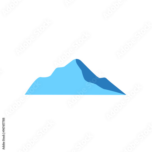 blue mountain vector