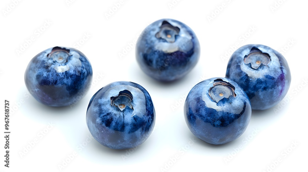 blueberries on a white background blueberries on a white background