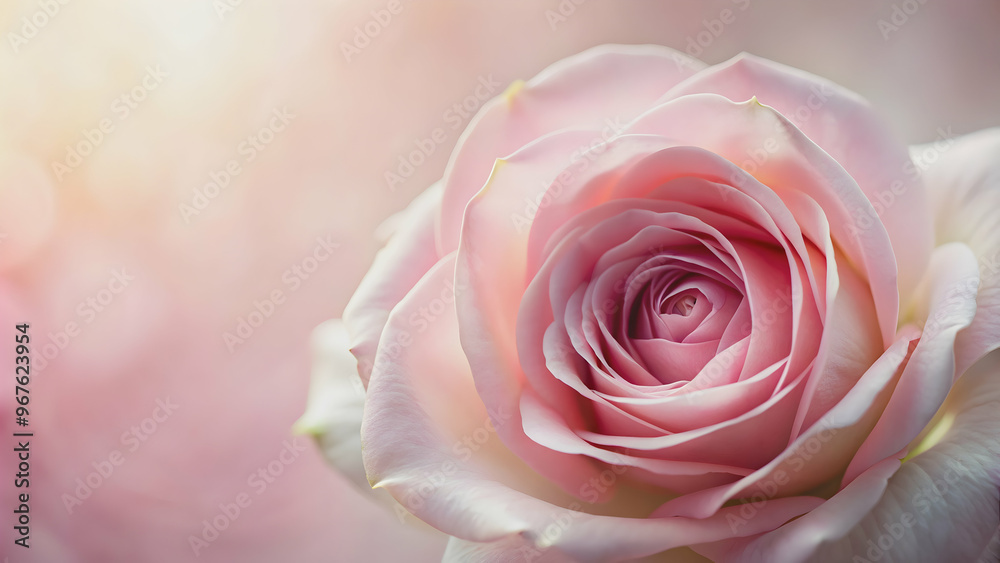 Beautiful close-up of a delicate pink rose with soft petals , flower, floral, nature, garden, romantic, blossom, bloom, close-up Beautiful close-up of a delicate pink rose with soft petals , flower, floral, nature, garden, romantic, blossom, bloom, close-up