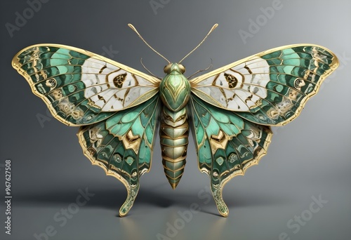 Butterfly realistic isolated