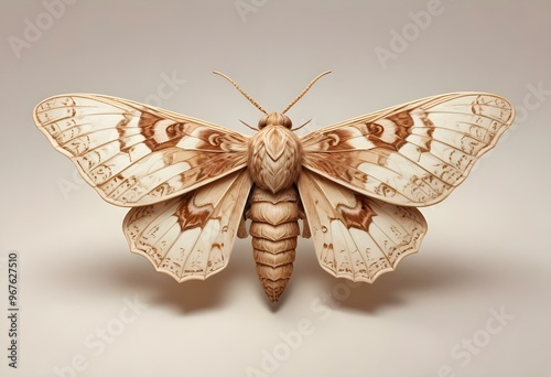 Butterfly realistic isolated