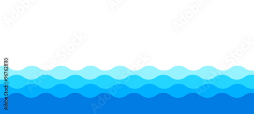 water wavy shape, landscape water ripple for background, water surface, ocean graphic pattern