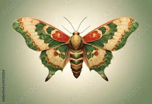 Butterfly realistic isolated