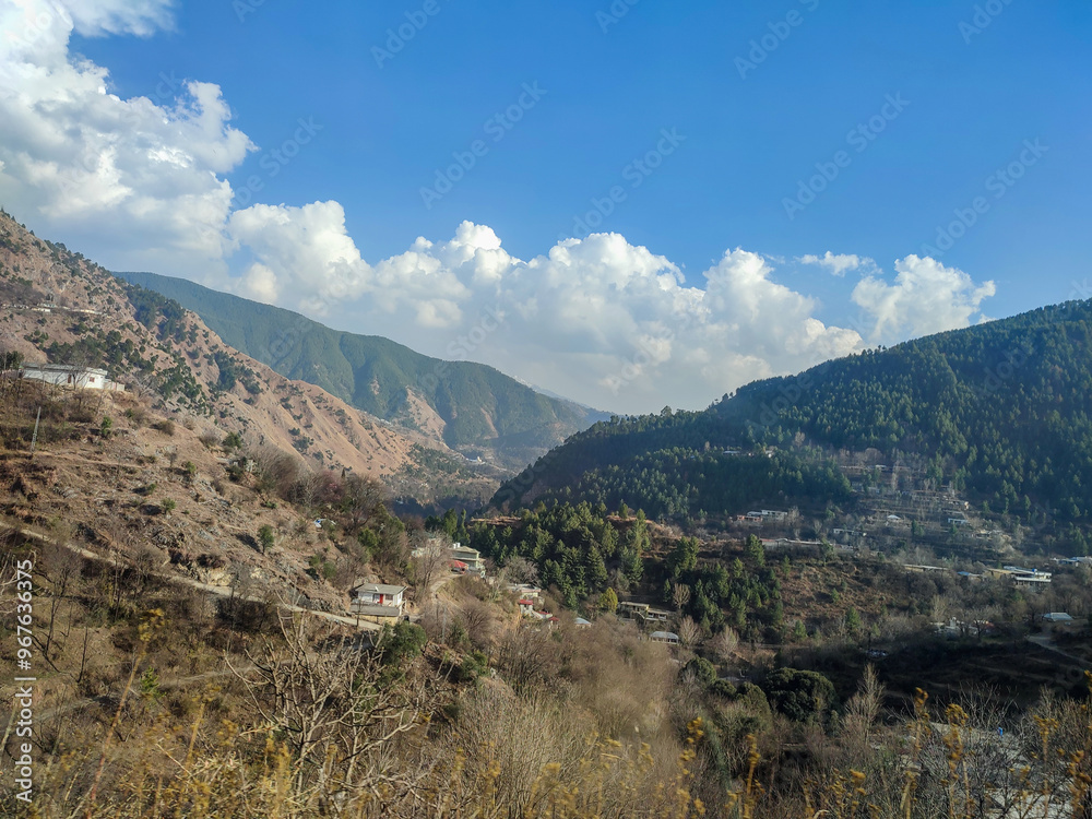 Fototapeta premium Serene Mountain Valley