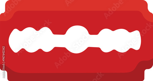razor blade vector illustration