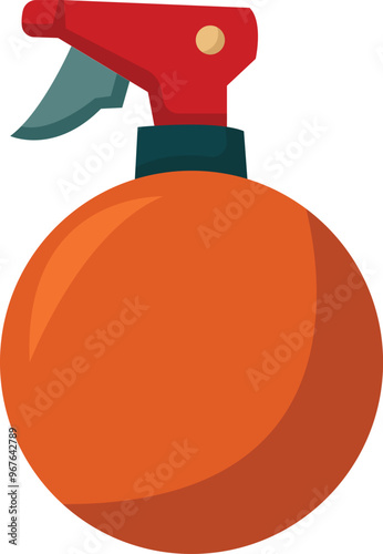 spray bottle  simple vector illustration