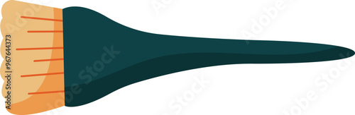 hair dye brush vector illustration