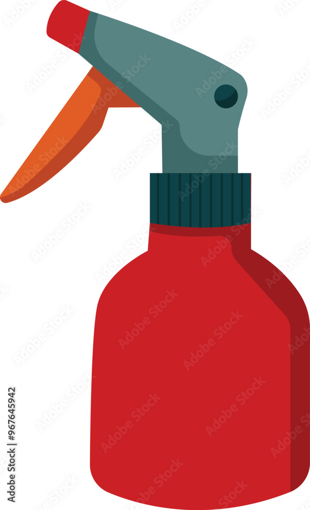 Naklejka premium spray bottle with a nozzle vector illustration