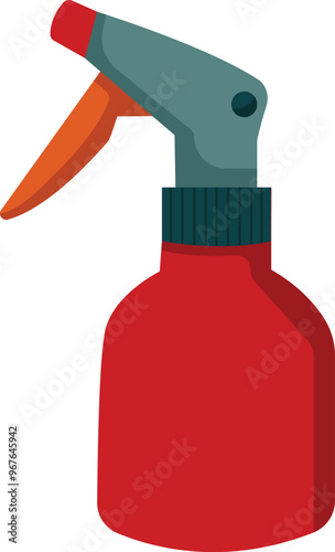 spray bottle with a nozzle  vector illustration
