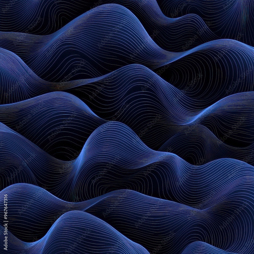 Dark blue abstract wave pattern Dark blue abstract wave pattern