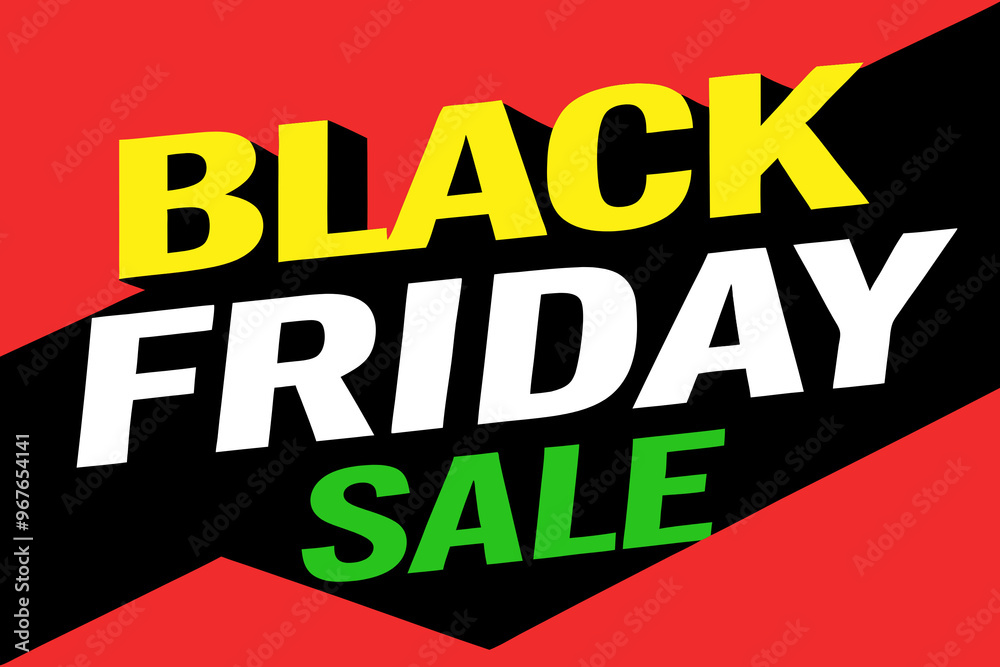 Black Friday Sale Poster with Bold Typography and Dynamic Colors, AI Generation Black Friday Sale Poster with Bold Typography and Dynamic Colors, AI Generation