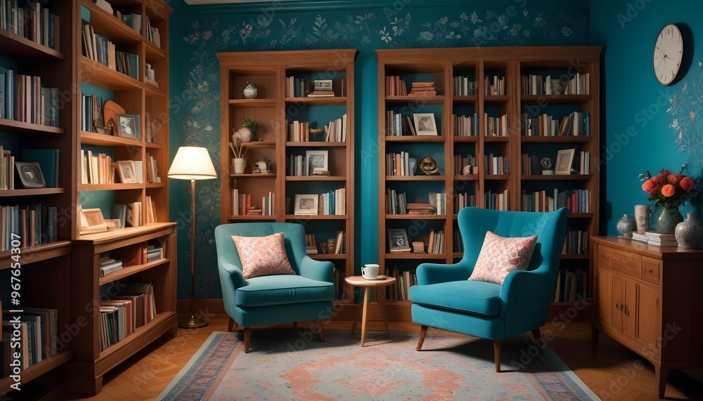 Photo interior modern design room 3d illustration; Photo interior modern design room 3d illustration;