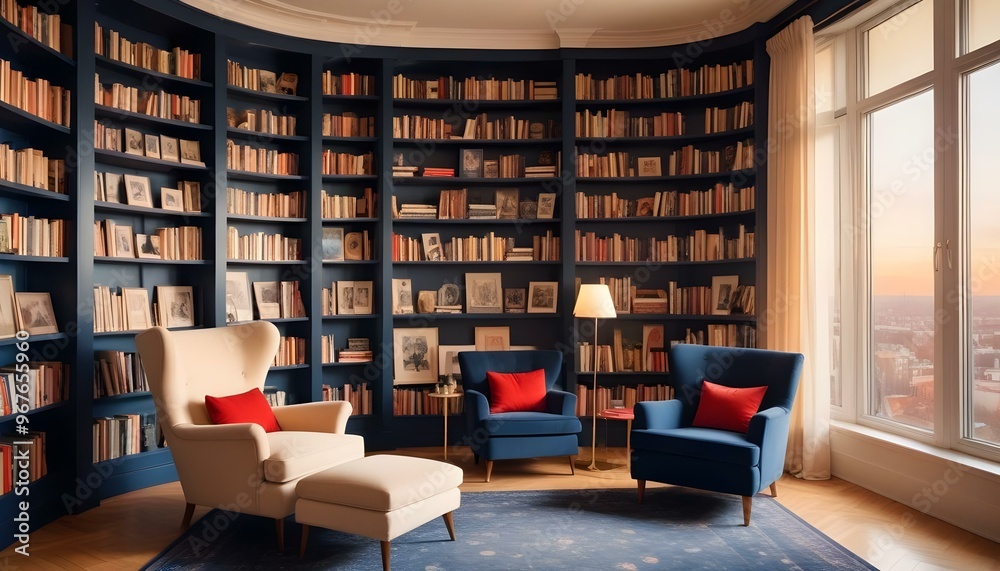 Photo interior modern design room 3d illustration; Photo interior modern design room 3d illustration;
