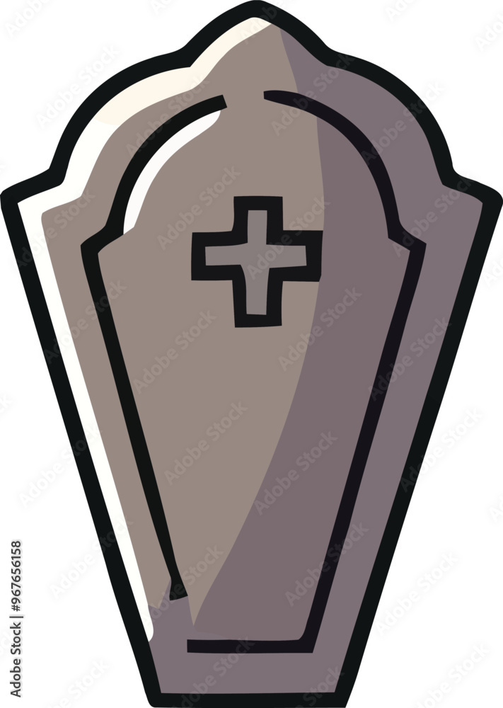 Obraz premium Coffin icon vector