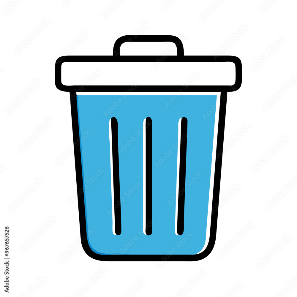 Trash can icon, waste disposal and environmental care concept
Trash can icon, waste disposal and environmental care concept
