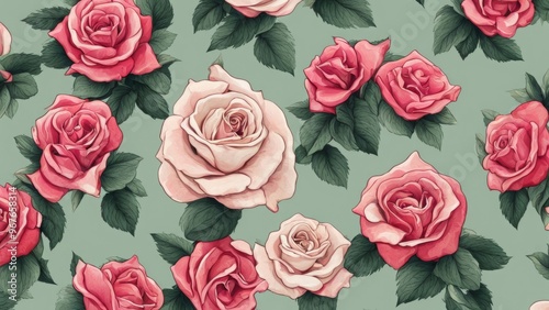 delicate roses, background