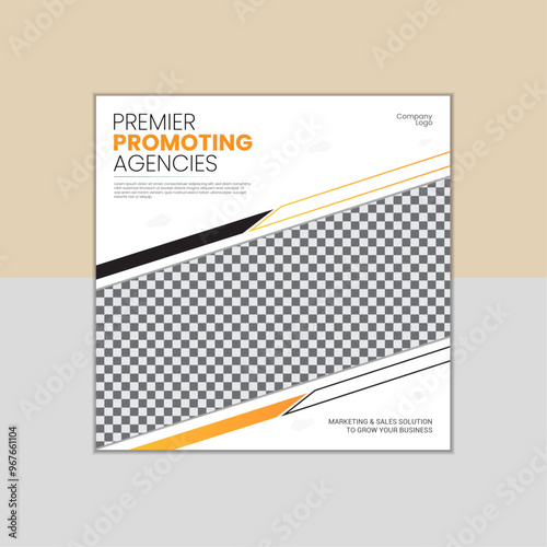 Unique premier promoting agencies social media post design