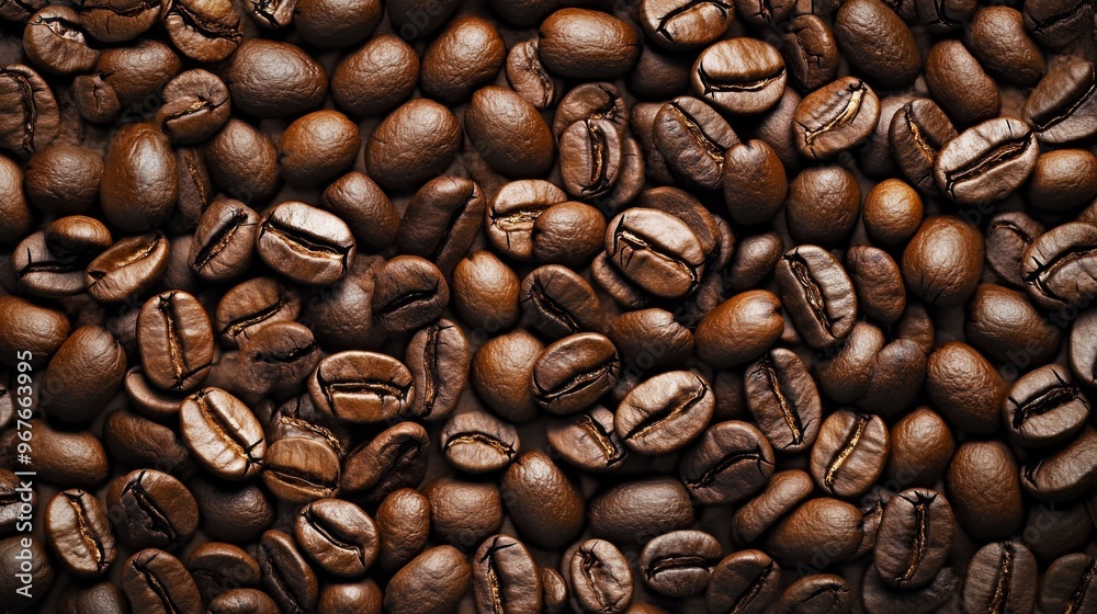 Naklejka premium many coffee been background