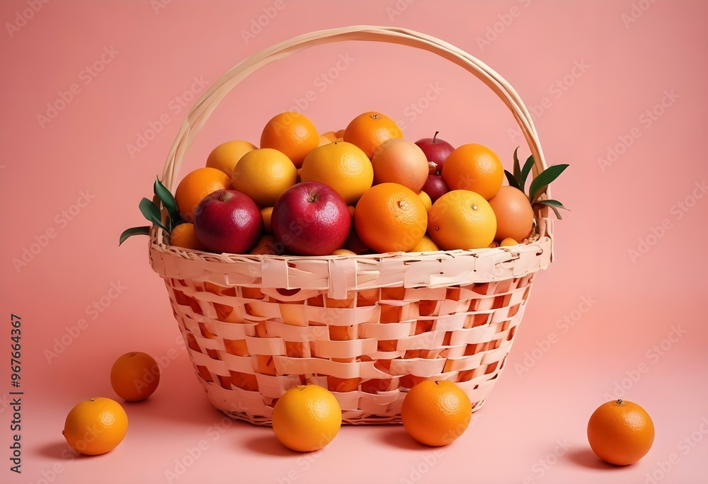 Freshness and variety of healthy fruits on wooden table generated by artificial intelligence Freshness and variety of healthy fruits on wooden table generated by artificial intelligence