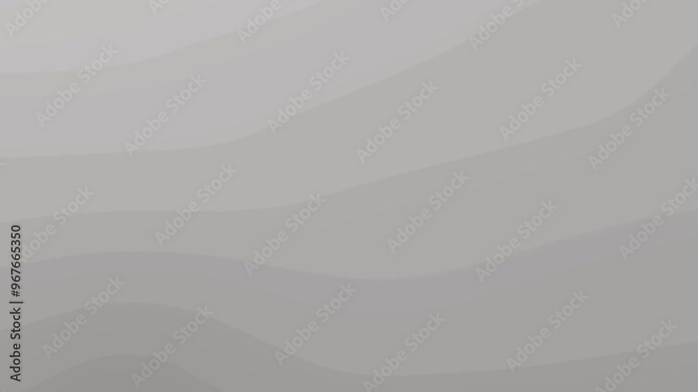 abstract White gray wave curve background, Bright white grey waves shape motion backdrop. Seamless looping animation