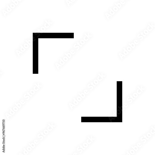 Obraz na plátně square frame corner-only two symetric