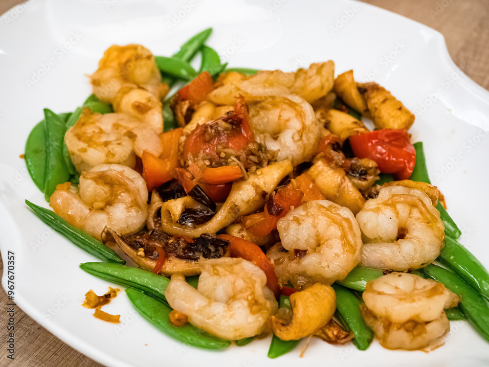 Stir-Fried Shrimp with fresh Broccoli Stir-Fried Shrimp with fresh Broccoli