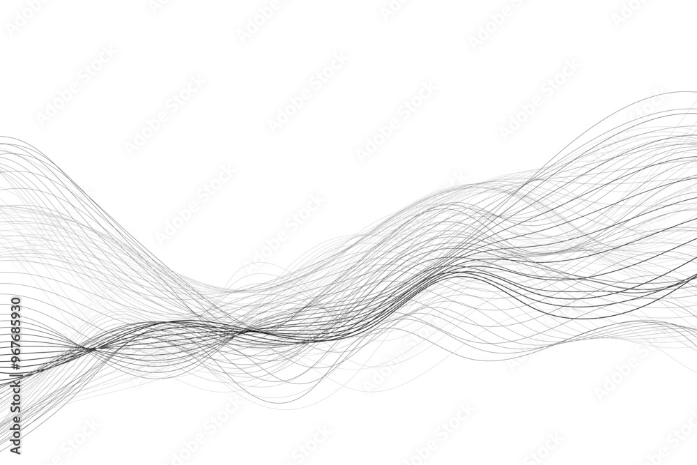 Abstract wave background. Multiple wavy lines. Abstract wave background. Multiple wavy lines.
