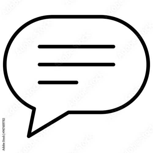 Chat Outline Icon