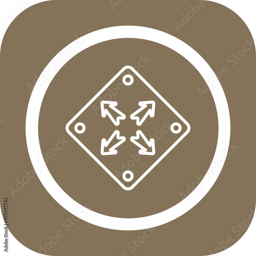 Resize Vector Icon Design