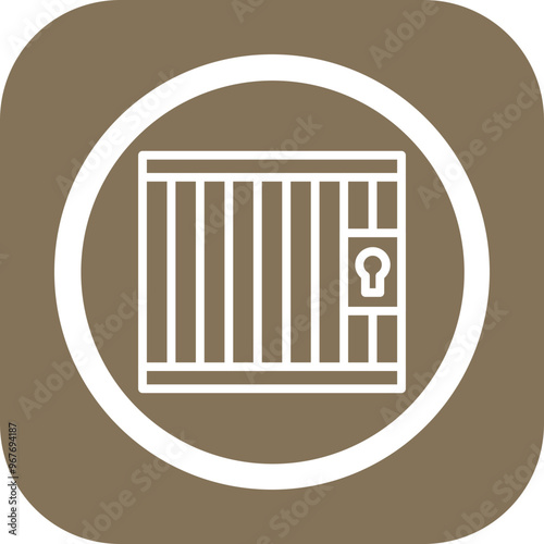 Prison Vector Icon Design