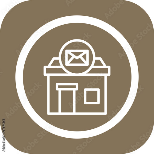 Post Office Vector Icon Design