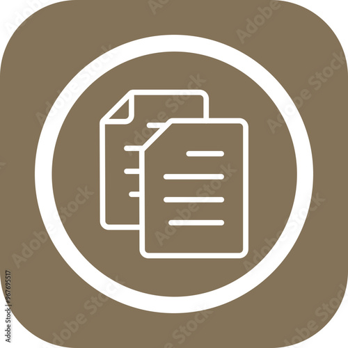 File Copy Vector Icon Design