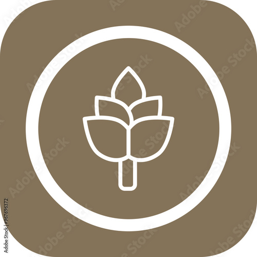 Hop Vector Icon Design