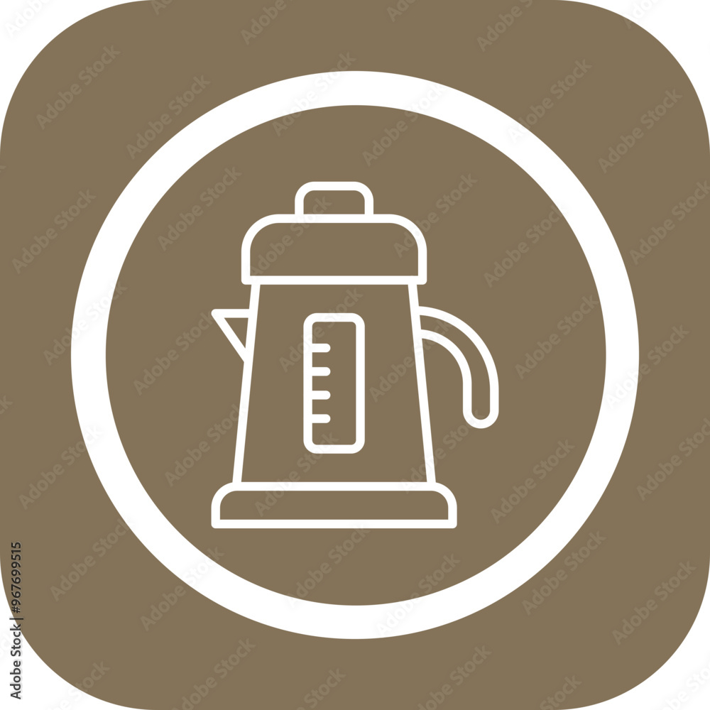 Electric Kettle Vector Icon Design Electric Kettle Vector Icon Design