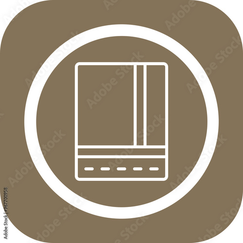 Towel Vector Icon Design