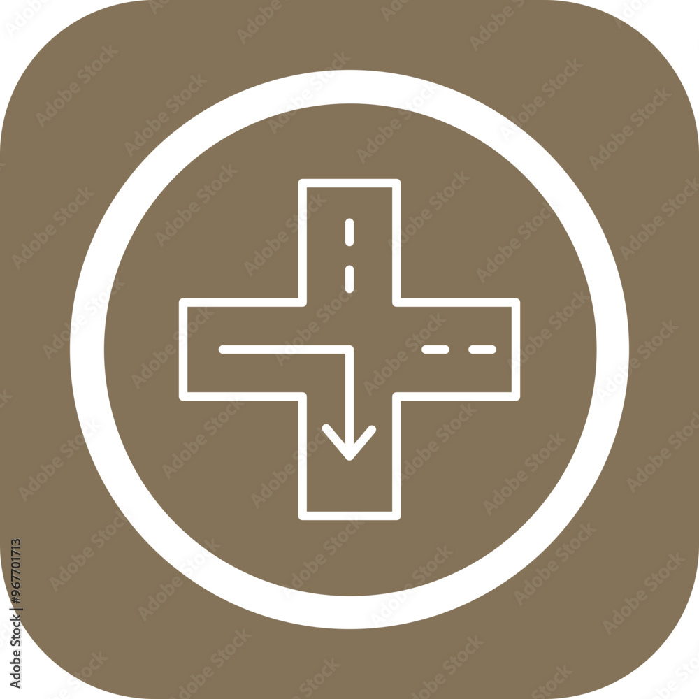 Fototapeta premium Road Ramps Vector Icon Design