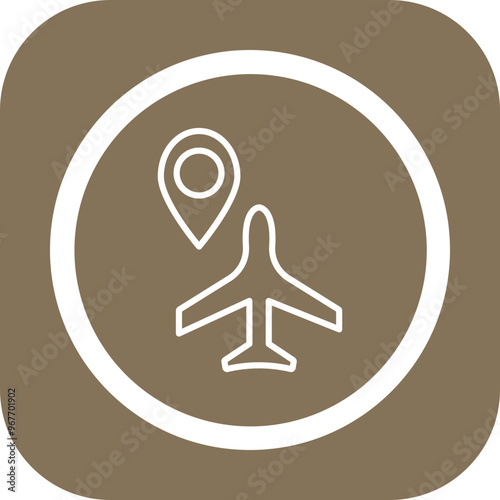 Sharp Bend Vector Icon Design