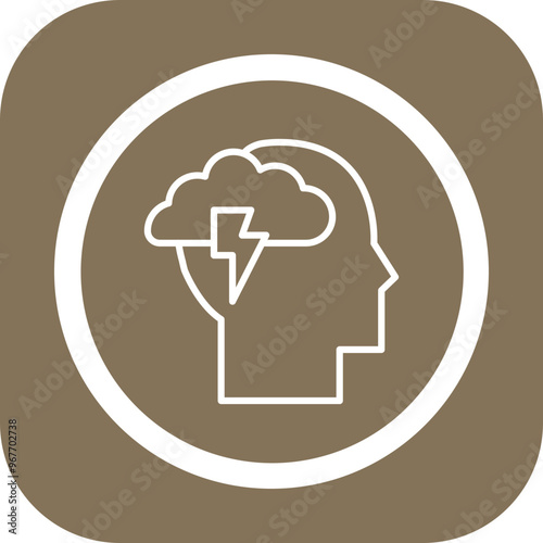 Anxiety Vector Icon Design
