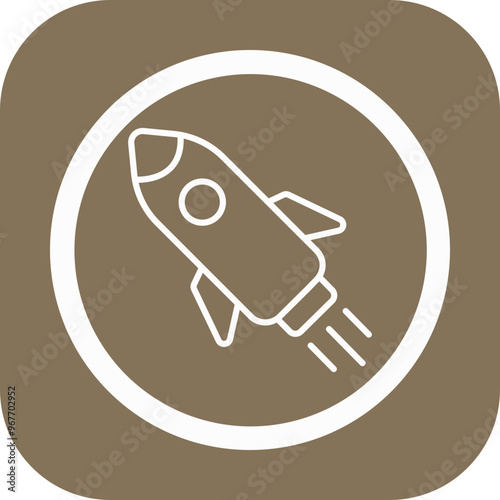 Rocket Vector Icon Design