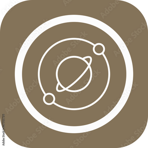 Orbit Vector Icon Design